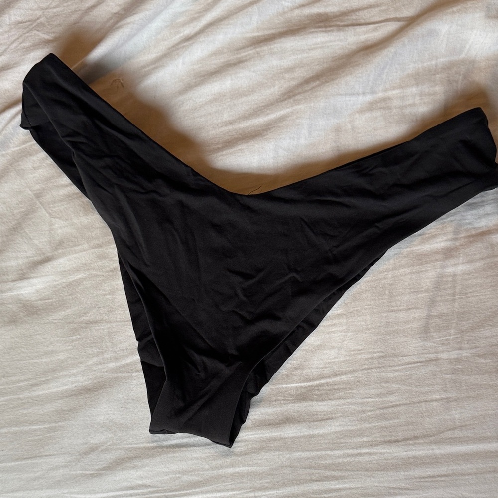 Billabong Black Seamless High-Cut Bikini Bottom